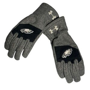 Philadelphia eagles tech gloves Under Armour Gray Gloves football sports